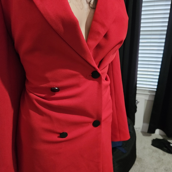 Fashion Nova Red Cutout Dress - Picture 2 of 5